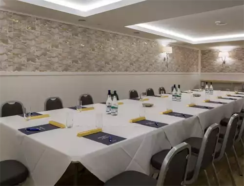 The Vault 1 room hire layout at Harbour Hotel Bristol