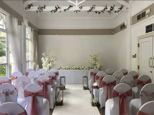 The Loudon Suite 1 room hire layout at Birmingham Botanical Gardens