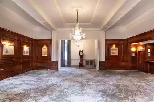 Regency Suite 1 room hire layout at