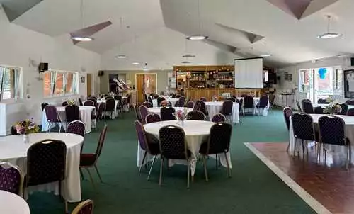 The Clubhouse Function Room 1 room hire layout at