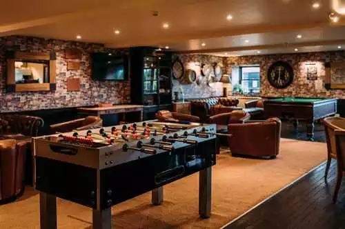Games Room 1 room hire layout at Shireburn Arms Hotel and Restaurant
