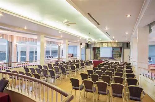 Redcliffe Ballroom 1 room hire layout at The Redcliffe Hotel