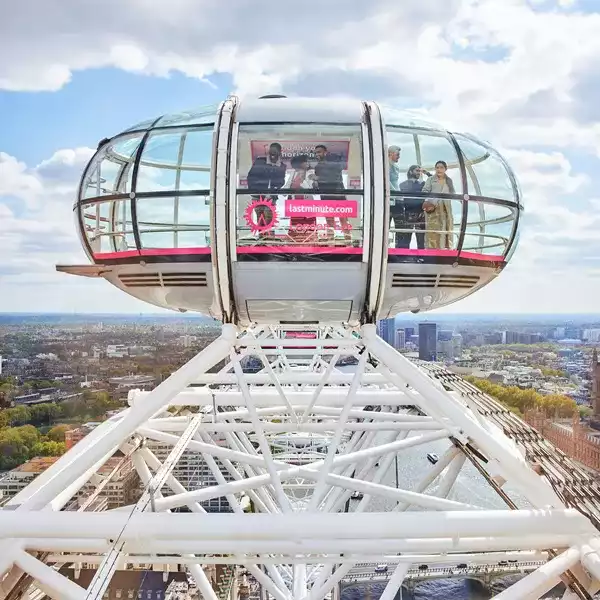 Pods at The London Eye in Lambeth