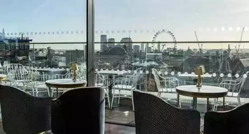 Entire Rooftop 1 room hire layout at LSQ Rooftop