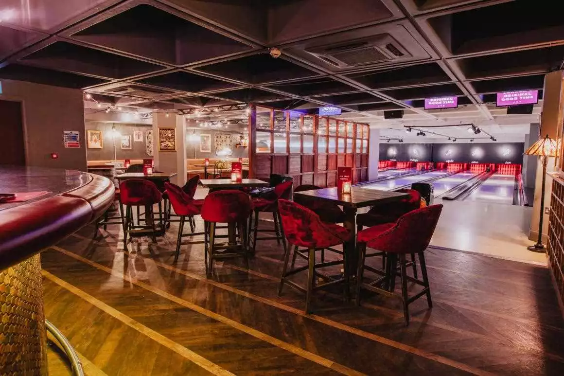 High Rollers Society Private Room at All Star Lanes Brick Lane in Spitalfields