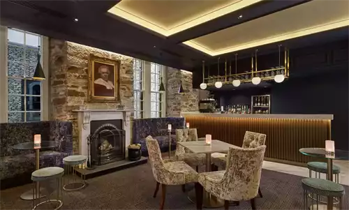 The Lounge Bar 1 room hire layout at