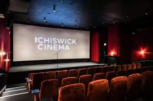 Screen 1 1 room hire layout at Chiswick Cinema