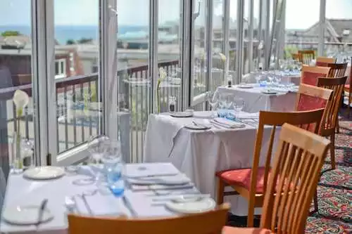 Cunarder/Conservatory Restaurant 1 room hire layout at