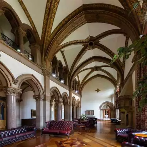 Music Hall 1 room hire layout at The Renaissance at Kelham Hall