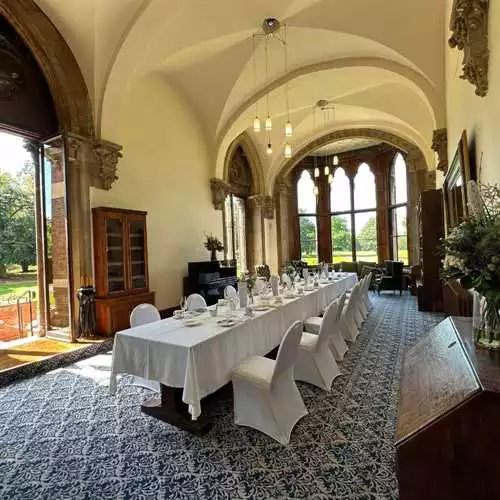The Library 1 room hire layout at