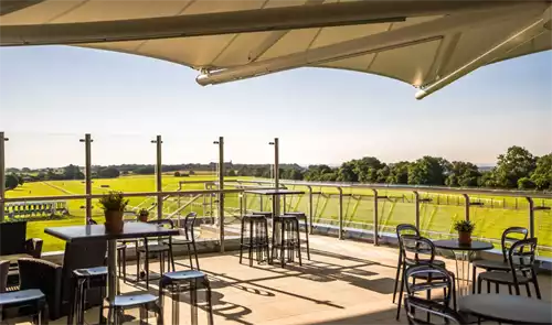 Roof Garden at Bath Racecourse
