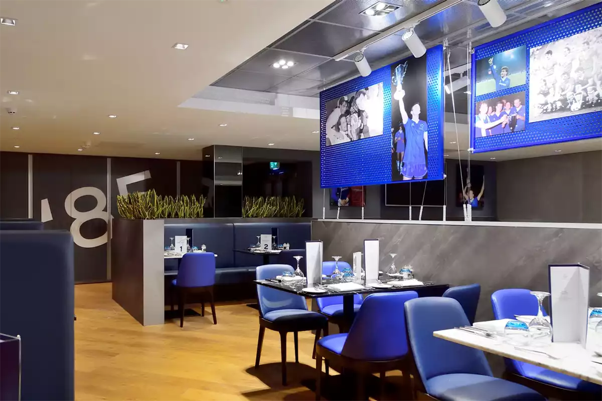 The '85 Lounge at Goodison Park (Everton FC) in Liverpool
