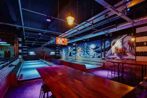 The Lodge 1 room hire layout at