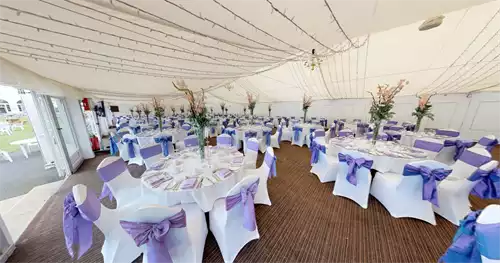 Parade Ring Marquee at Hamilton Park Racecourse