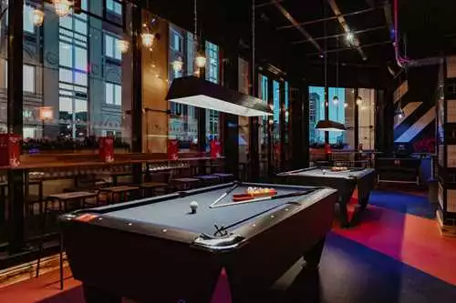 The Atrium 1 room hire layout at Roxy Ball Room Birmingham Victoria Square