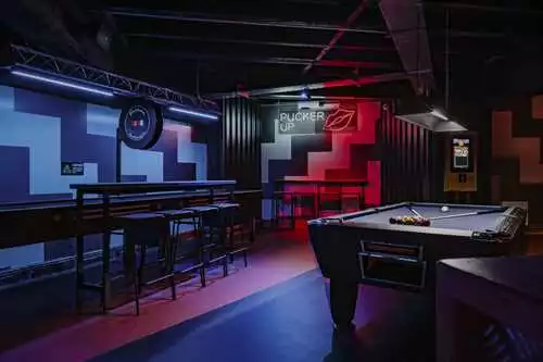 The Atrium 1 room hire layout at Roxy Ball Room York The Stonebow
