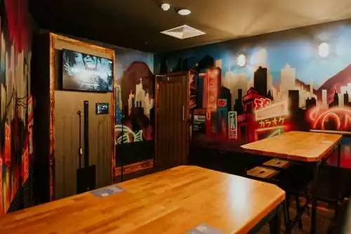 Karaoke Room 1 room hire layout at