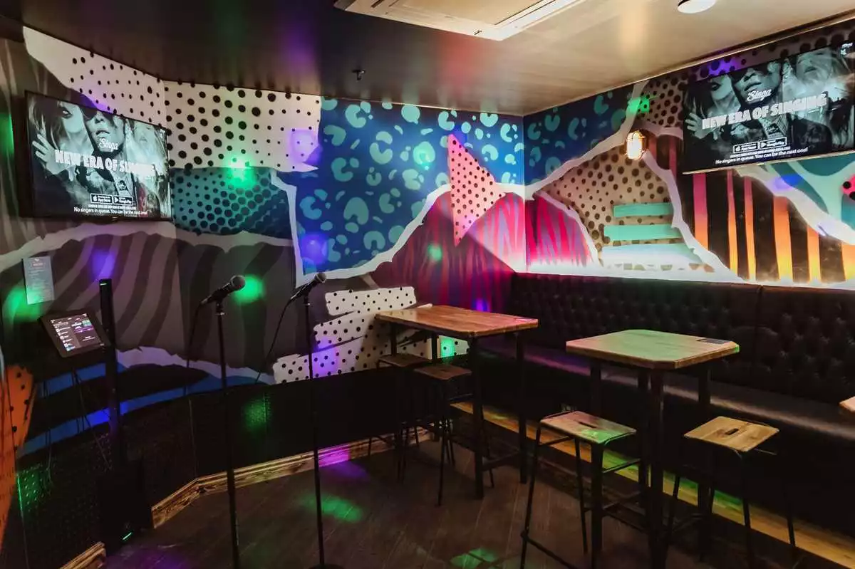 Karaoke Room at Roxy Lanes Cardiff The Friary in Cardiff