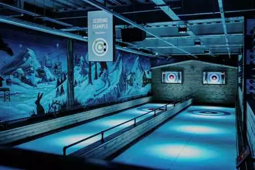 The Lodge 1 room hire layout at