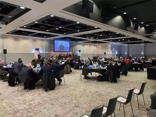 Devey Suite 1 room hire layout at Villa Park (Aston Villa FC)