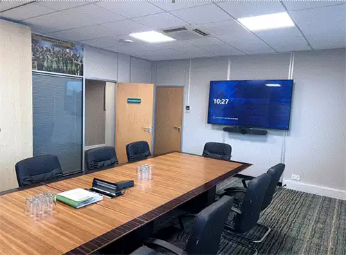 Directors Boardroom at Franklin's Gardens Northampton Saints