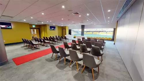 Executive Club 1 room hire layout at Molineux Stadium – Wolverhampton Wanderers FC