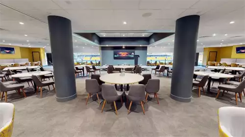 Hayward Suite 1 room hire layout at Molineux Stadium – Wolverhampton Wanderers FC