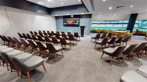 Molineux Suite 1 room hire layout at Molineux Stadium – Wolverhampton Wanderers FC
