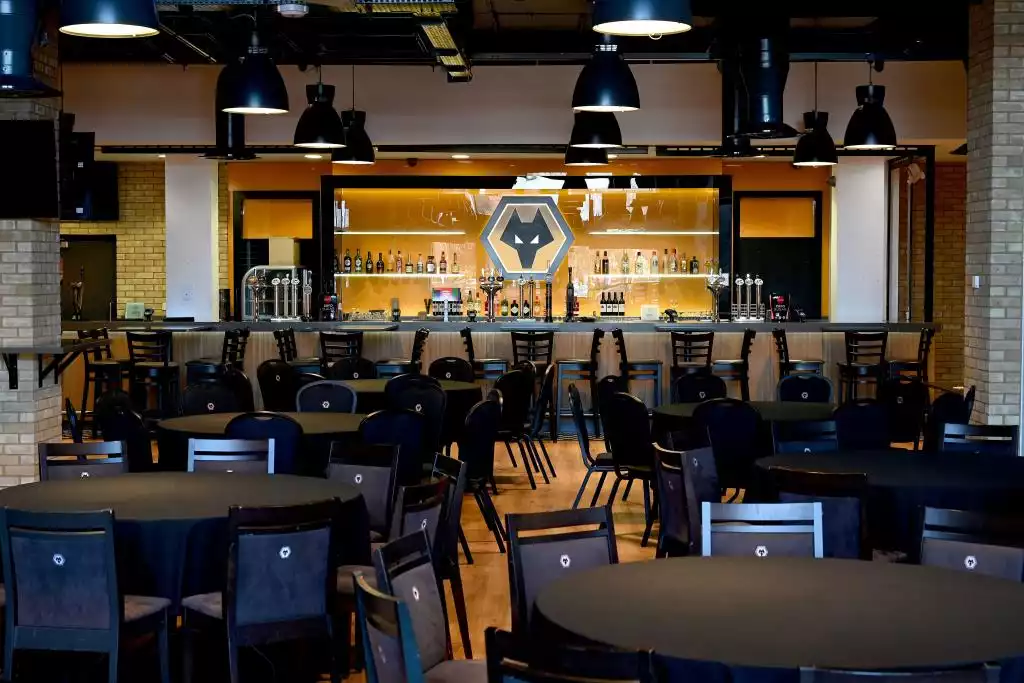 WV1 North Bank Bar at Molineux Stadium – Wolverhampton Wanderers FC in Wolverhampton