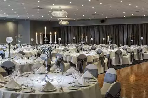 Buckingham 1 room hire layout at Mercure Northampton Town Centre