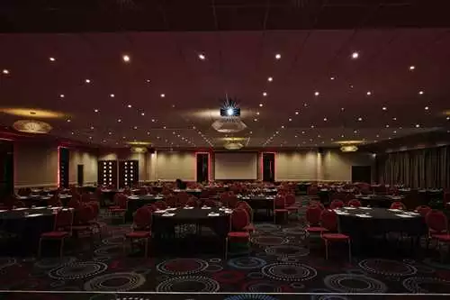Buckingham 1 1 room hire layout at Mercure Northampton Town Centre