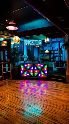 Stockholm 1 room hire layout at The Hockley Arts Club