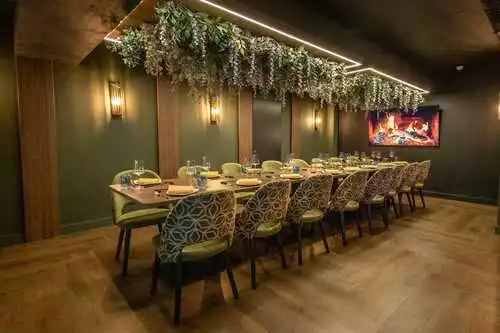 Private Dining Room 1 room hire layout at