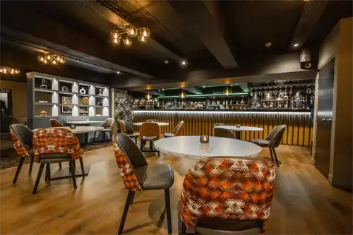Bubbles Bar 1 room hire layout at Katana Peterborough