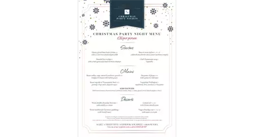 Christmas Party Nights 2025 at The Redcliffe Hotel