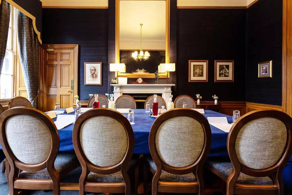 The Scott Room at The Royal Scots Club in Edinburgh