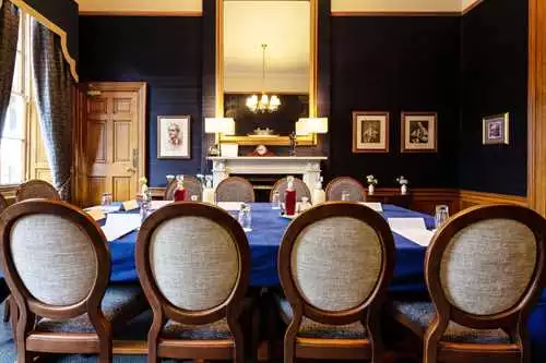 The Scott Room 1 room hire layout at The Royal Scots Club