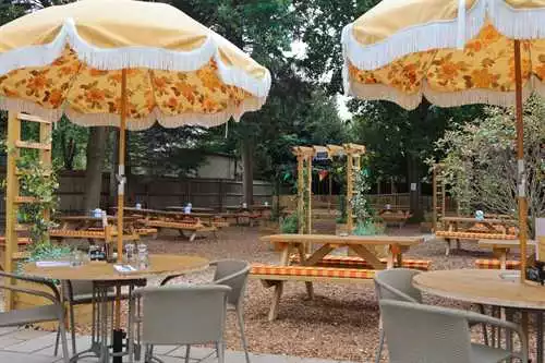 Garden at The Plough & Harrow Long Ditton
