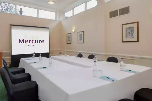 Austen Suite 1 room hire layout at The Winchester Wessex Hotel by Sunday