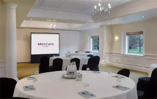 Wykenham Suite 1 room hire layout at The Winchester Wessex Hotel by Sunday