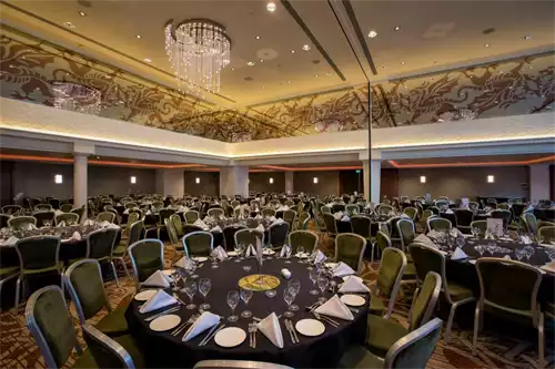 Calon 1 room hire layout at