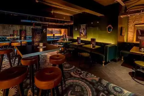 Basement Bar 1 room hire layout at The Cocktail Club Bristol Corn Street