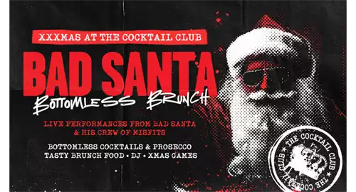 Bad Santa Bottomless Brunch at The Cocktail Club Birmingham