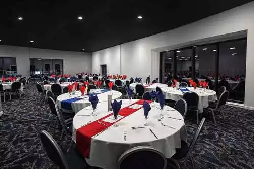 MKM Suite 1 room hire layout at Wakefield Trinity Stadium