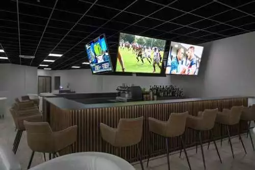 Sports Bar 1 room hire layout at Wakefield Trinity Stadium