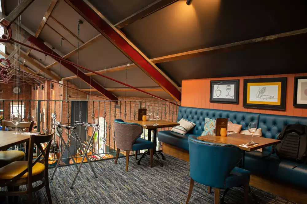 Upstairs and Mezzanine at Harper's Steakhouse at the Weighbridge in Swindon