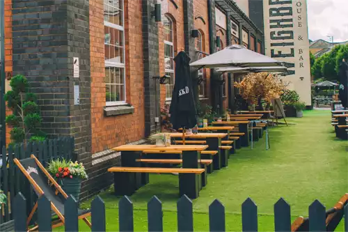Outside Space at Harper's Steakhouse at the Weighbridge