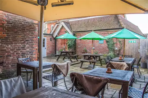 Courtyard Space 1 room hire layout at Wheelwright's Arms