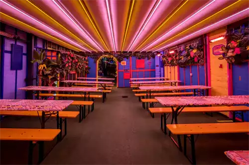 Neon Den at Barrio Shoreditch
