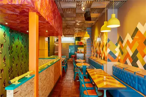Ground Floor Bar Space 1 room hire layout at Barrio Soho